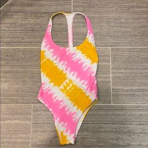 Aerie Tye Dye One Piece Swimsuit